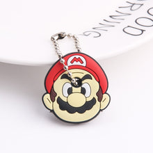 Load image into Gallery viewer, Cute Cartoon Keychain Silicone Stitch Protective Key Case Cover for Key Control Dust Cap Holder Gift Women Key Chain