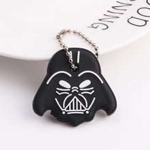 Load image into Gallery viewer, Cute Cartoon Keychain Silicone Stitch Protective Key Case Cover for Key Control Dust Cap Holder Gift Women Key Chain